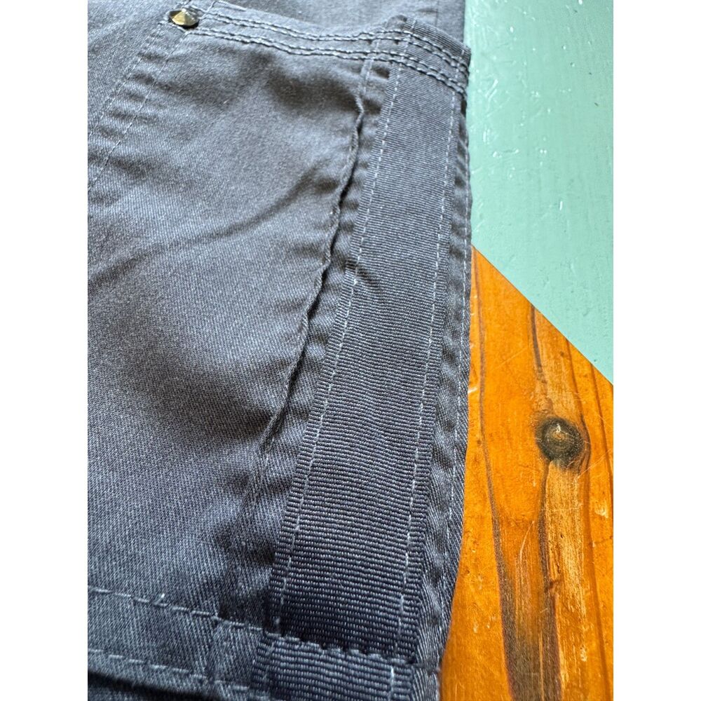 Purple Label YOGA by Healing Hands Gray Utility Cargo Scrub Pants Women’s M - Picture 11 of 12